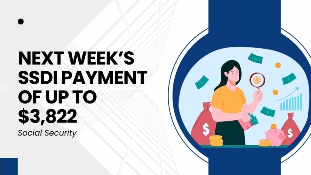 Social Security - Next Week’s SSDI Payment of Up to $3,822